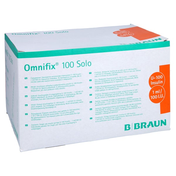 Omnifix 100 1.0ml/100 I.u. 100 St