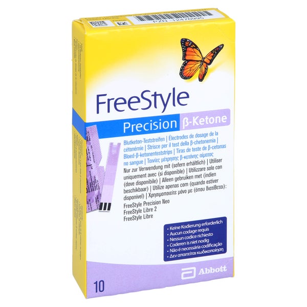 Freestyle Precision ß Ketone Blutketon Teststreif. 10 St